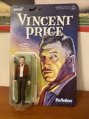Super7 Reaction Vincent Price Master Of Mayhem Brand New Mint On Card Quick Ship