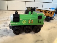 Thomas The Train 1994 Britt Allcroft 7 Piece Lot Wooden