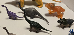Lot of 28 Dinosaur Figures Mixed Plastic Toys Mini & Large Playset Random Bundle