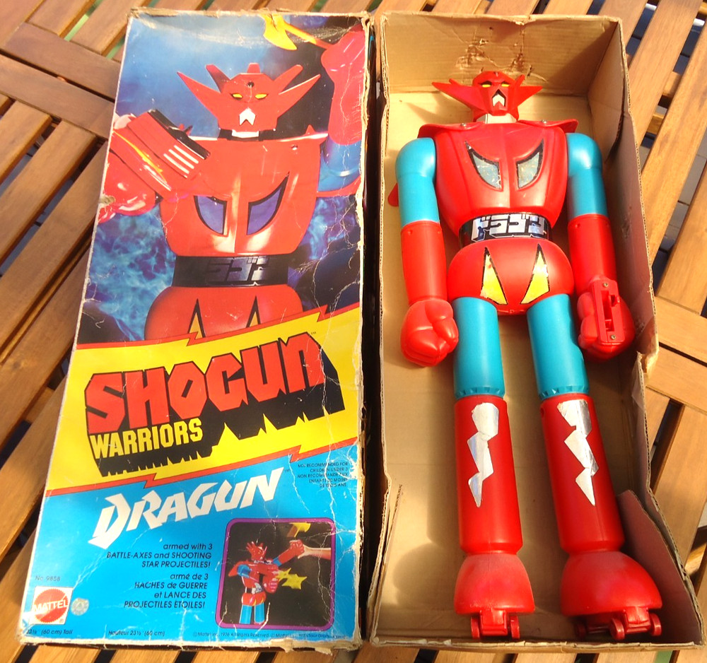 1977 Shogun Warrior 24” Figure Dragun Mattel Vtg Toy Jumbo Machinder In Box