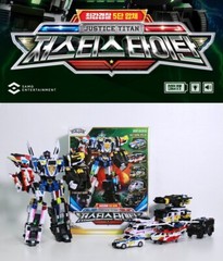 Miniforce Super Cops JUSTICE TITAN 5-Integration Transformer Police Robot Cars