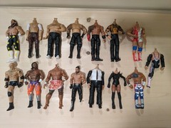 WWE Figures Parts Lot Damaged Missing Parts Flaws No Heads Mixed Elite & Regular