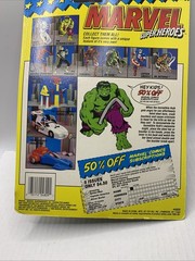 Marvel Super Heroes Incredible Hulk Action Figure 1990 Toy Biz Crushing Arm New