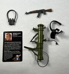 1986 Coleco Rambo Force of Freedom SERGEANT HAVOC Incomplete w/ Accessories