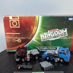 Transformers Kingdom War for Cybertron Golden Disk Puffer & Road Ranger Lot