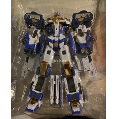 Metal Cardbot W BLUE COP TRINITY Transforming Police Car Robot + Express
