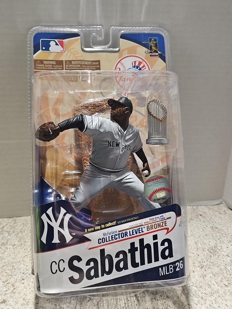 Mcfarlane CC Sabathia #52 NY Yankees MLB World Series #’d Figure Bronze #’d Fig