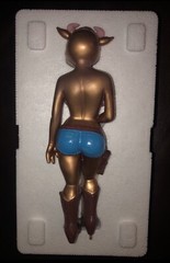 Cathy Cowgirl Sculpture GOLD Version Ron English Strangeco Popaganda 100 Made