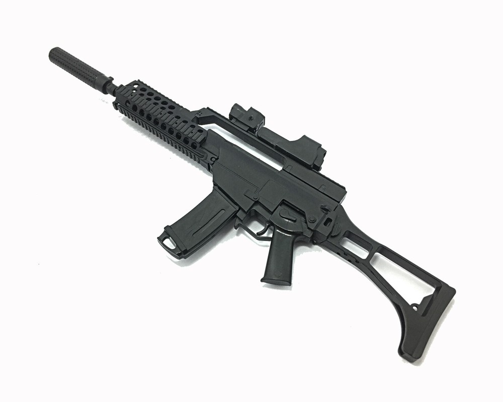 1/6 Scale G36 Heckler & Koch Assault Rifle German Toys Gun Model Action Figure