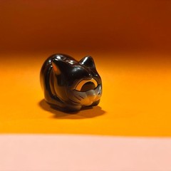Real Head Sleeping Fortune Cat Sofubi Figure RealxHead RHS Japan