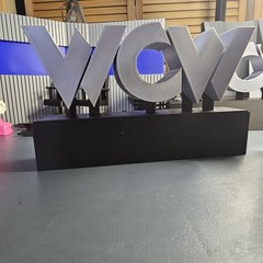 WWE Mattel Two WCW Nitro Stage Entrance Medium Logos (2) Accessory