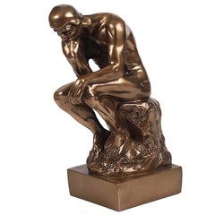 Magicsculp-The Thinker Statue In Premium Cold Cast Bronze 8.8Inch Museum Grade