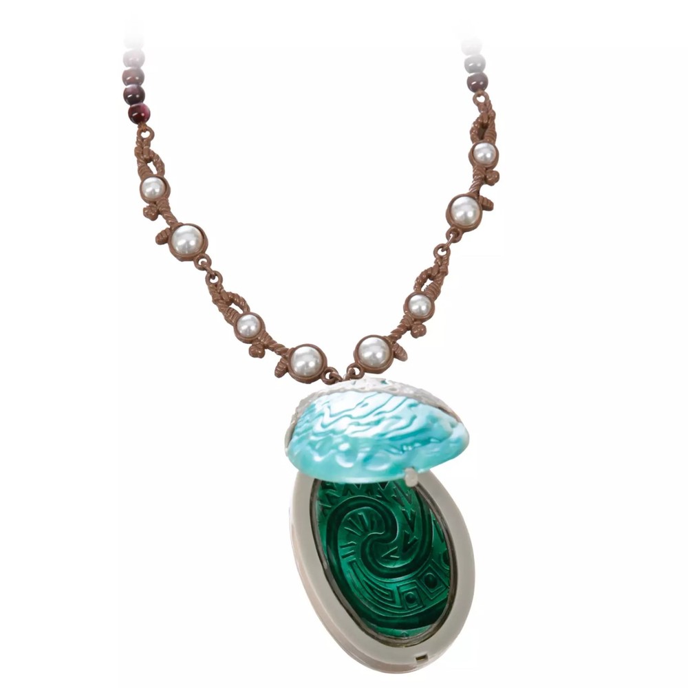 jBrand New Disney Store Moana Singing Necklace Shell
