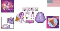 Princess Pipp Petals Doll, Pink 3-Inch Pony with Friendship Bracelet & Charms