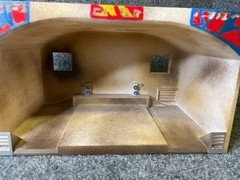 Custom made inspired Star Wars 3.75 Mos Eisley cantina side room Diorama t2