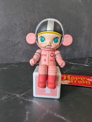 POP MART x MOLLY Happy Train Party Space Molly Pink Mini Figure, No Box