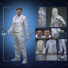 Hot Toys Marvel TMS139 Moon Knight Mr. Knight 1/6 Scale 12″ Collectible Figure