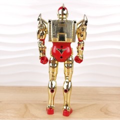 Superhuman Samurai Syber Squad Metal Data Matrix Servo Gold Steel Uniform
