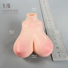 1/6 Female Breast Cover Big Huge Replacement Model For 12”PH TBL Figure Body