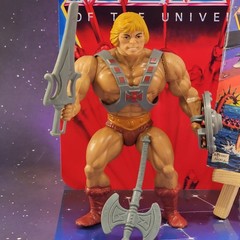 Vintage He-Man Complete w/ Comic MOTU Masters of the Universe Soft Head Mexico