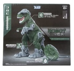 Remote Control Dinosaur Robot T-Rex Green 7.9 In NEW Sealed