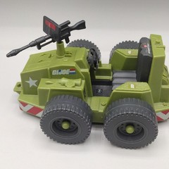 1985 G.I. Joe Weapon Transport Vintage Body, Gun with Bomb Trailer
