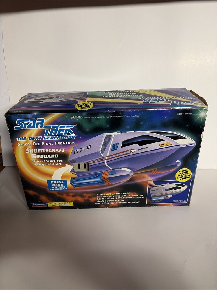 Star Trek The Next Generation Shuttlecraft Goddard 1992 Playmates No. 6101