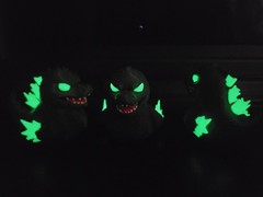 Godzilla GLOW In The Dark Duck Jeep