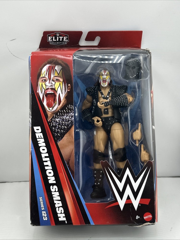 WWE Elite Series #123 Demolition Smash Action Figure & Accessories Mattel