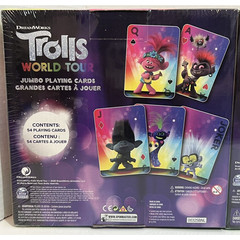Trolls World Tour Games 3 Pack Jumbo Playing Cards Pop-Up Jr 48 pc Puzzle NEW