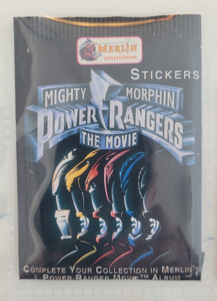 1995 Merlin Collections – Mighty Morphin Power Rangers the Movie – Stickers