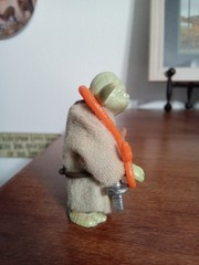 Vintage Kenner Star Wars 1980 Yoda Figure Complete w/ Orange Snake HK *PLS READ*