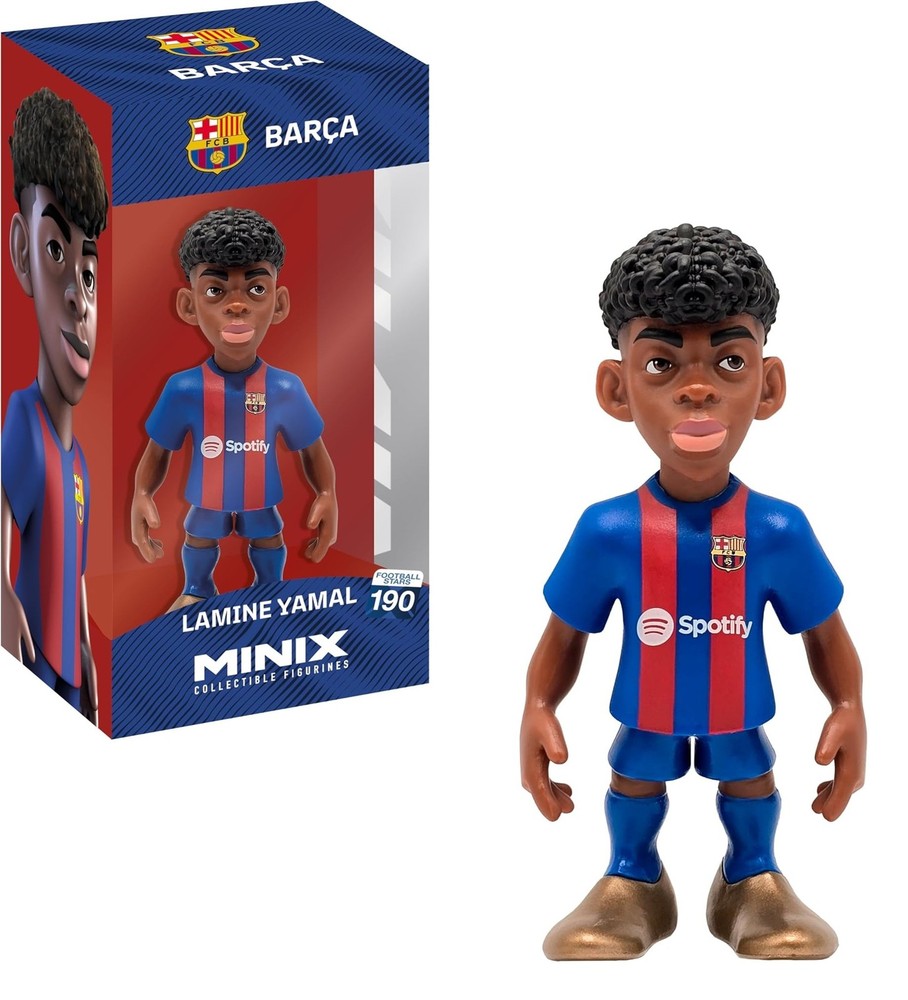 Lamine Yamal Spain 12 cm Soccer Fútbol Minix Figurine Action Figure