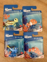 Finding Nemo Set 4 Disney Pixar Micro Figure Collection & Cake Toppers-1 Mattel