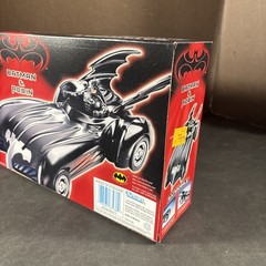 BATMAN & ROBIN BATMOBILE ACTION FIGURE KENNER SEALED ICE SHATTER NEW DC COMICS