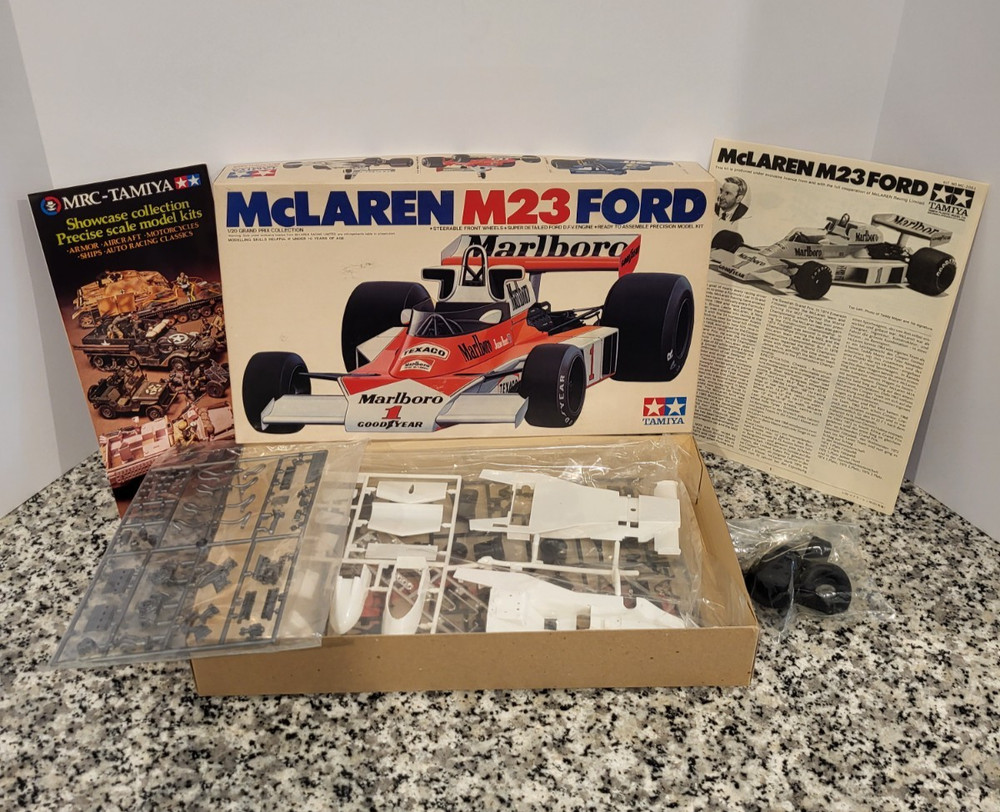 McLaren M23 Ford 1/20 TAMIYA Model Kit MIB NEW Unbuilt