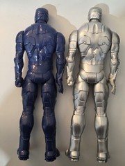 MARVEL Iron Man Blue Silver Figures Set Of 2