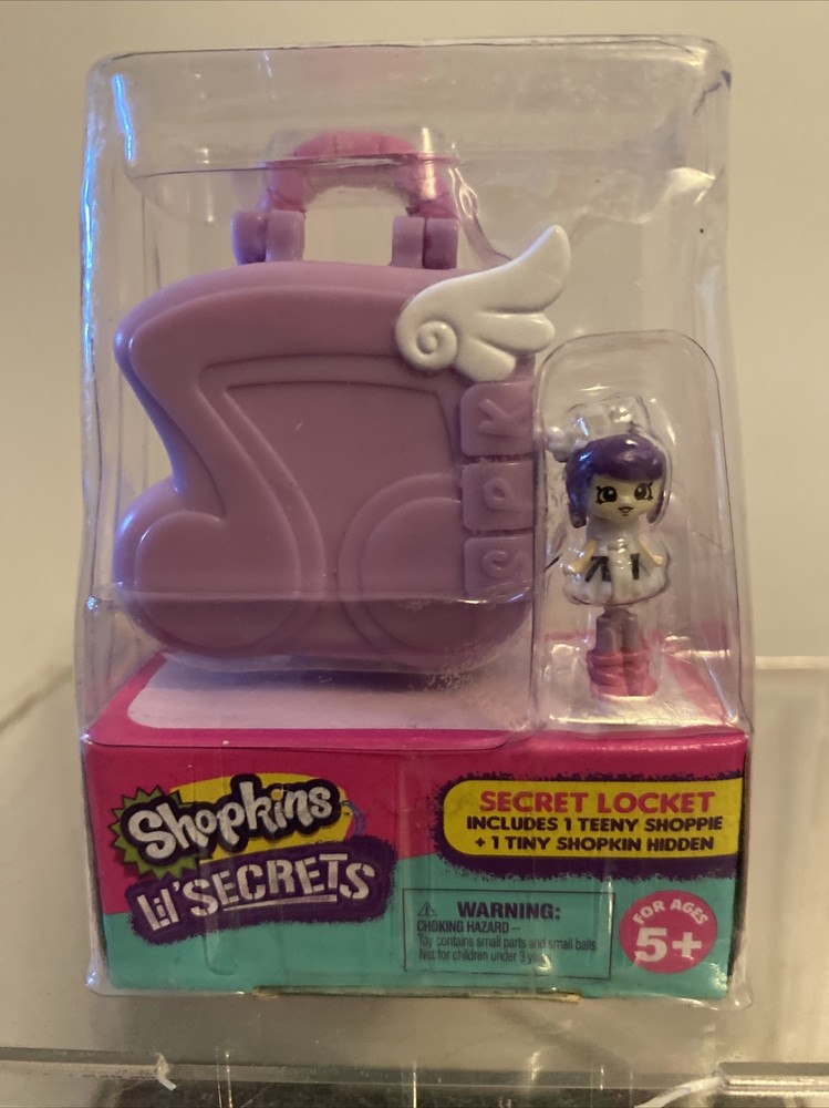 Shopkins Lil Secrets – Tiny Tunes Music Locket Micro Playset, Hidden Shopkins