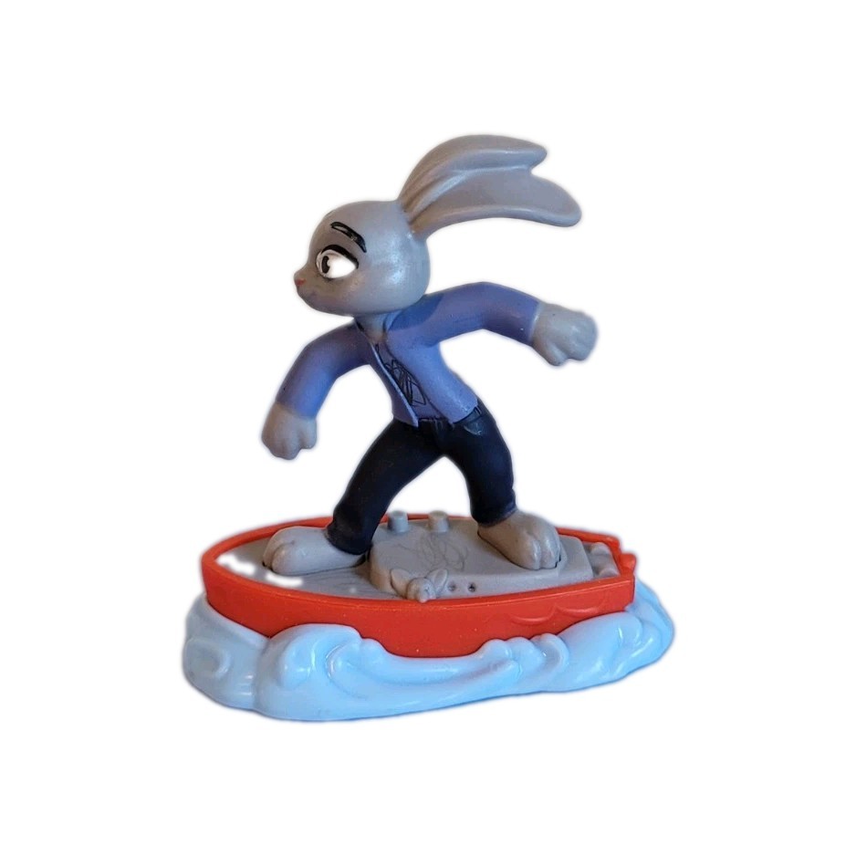 Disney Zootopia Judy Hopps Fast Food Toy Figure McDonald’s 2016 Ages 3-7 Years