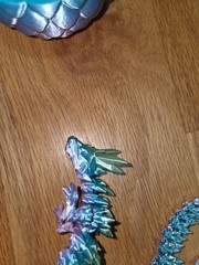 3D Printed Dragon Egg Crystal Full Articulated Dragon Fidget Toys Dragon in Egg