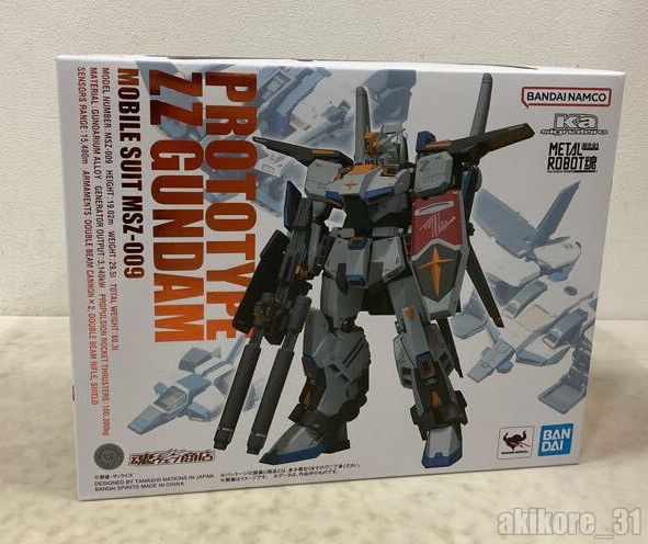 Metal Robot Spirits Ka Signature Prototype ZZ Gundam MASZ-009 SIDE MS Figure