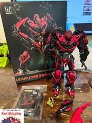 New BOX Unique Toys UT R-09 Red Destroyer AUTOBOT TRANSFORMER MOVIE ALLOY 9″ USA