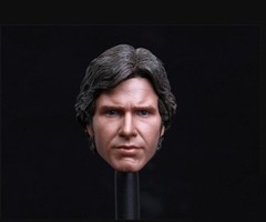 Custom 1/6 Scale Han Solo Harrison Ford Head Sculpt For Hot Toys phicen ❶USA❶