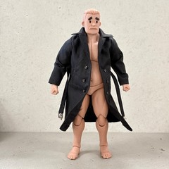 SU-NT3-LTC-BLK: 1/12 XL Black wired Coat for Nota NT-03/03S, Muff Adam, WWE Body