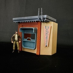 Xanwan’s Freight Kiosk #2 For 6 in (1:12) Figures (Painted)
