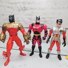 Kenner DC Batman Vintage Figure Lot 1990’s Robin Batman Animated 5″ 10 Figures