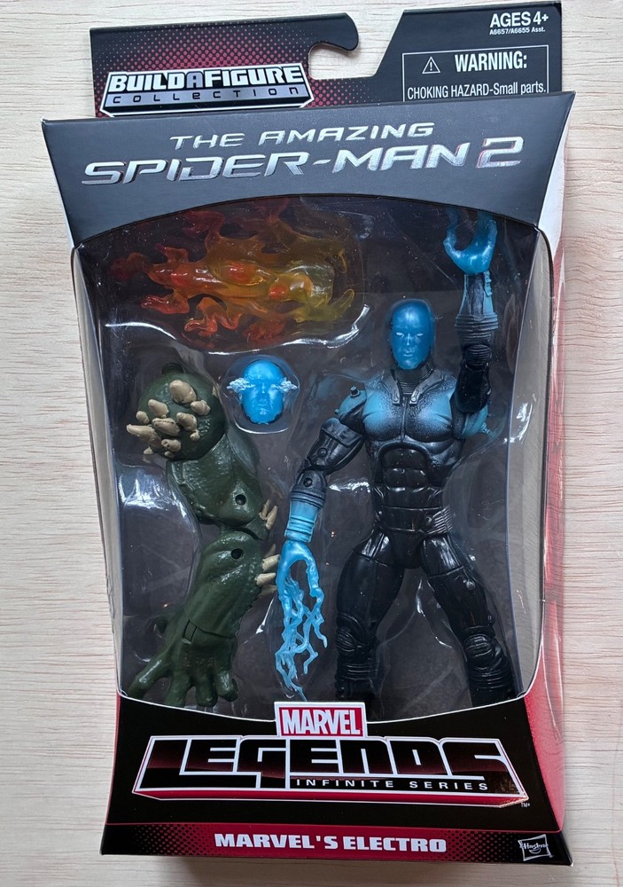 Marvel Legends Electro Action Figure Infinite Series ASM2 Build-A-Figure