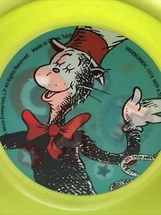 Dr Seuss LOT Thing 2 The Cat In The Hat Eraser Green Eggs & Ham Micro Ornament +