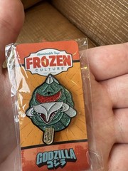 Abominable Toys Frozen Culture Godzilla Enamel Pin GFEST GLITTER 100 PCS SET 4