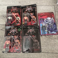 Slayer Show No Mercy ReAction Super7 Minotaur Action Figure Lot X5 Nuclear Blast